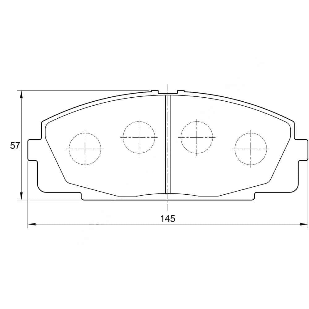 KBC Brake Pads (Front) for Toyota Quantum