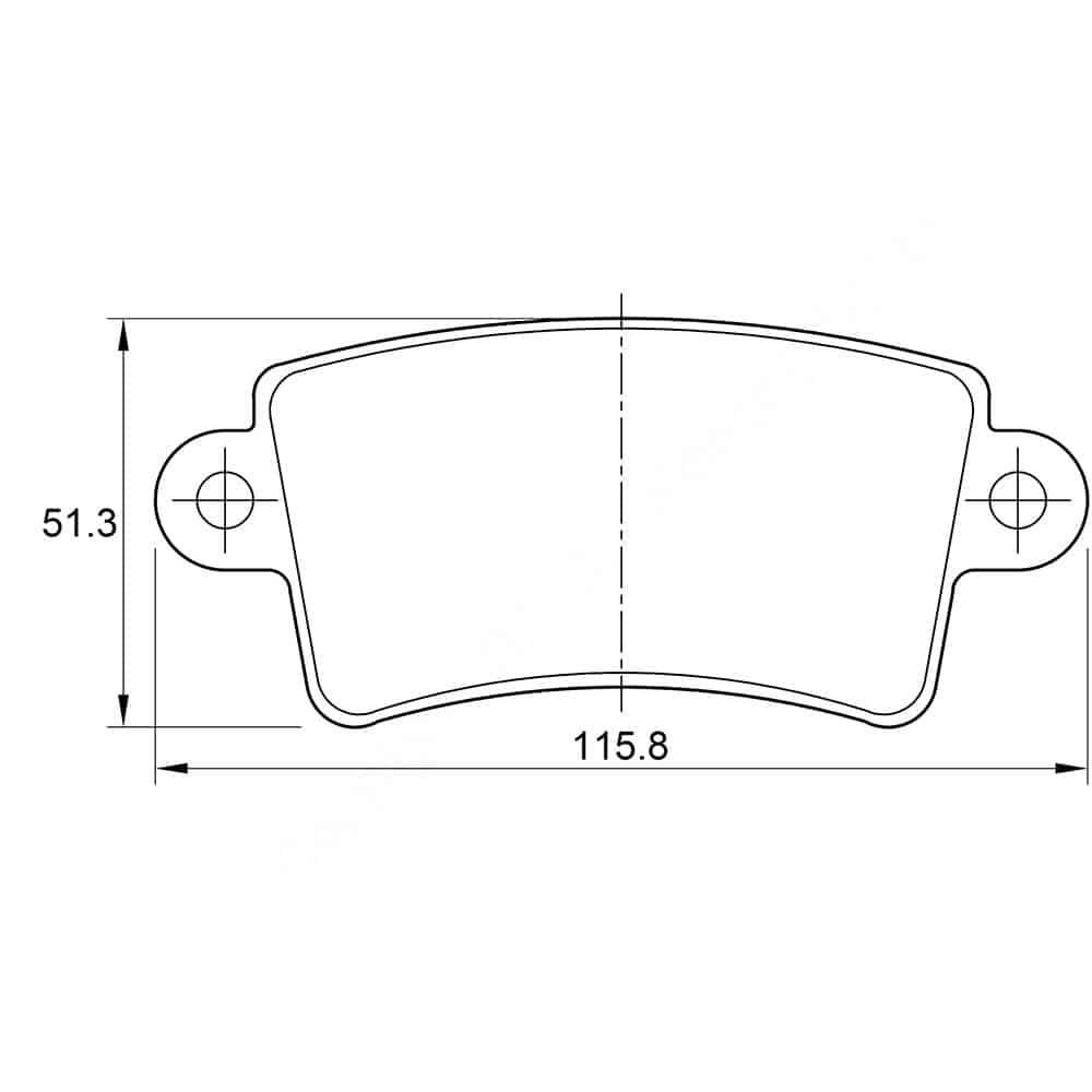 KBC Brake Pads (front) for Nissan