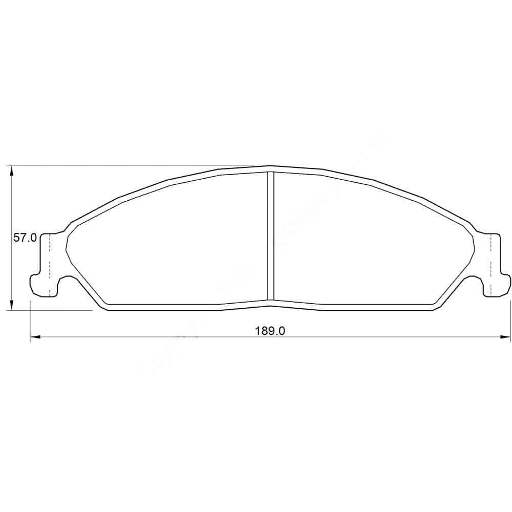 KBC Brake Pads (Front) for Ford Territory