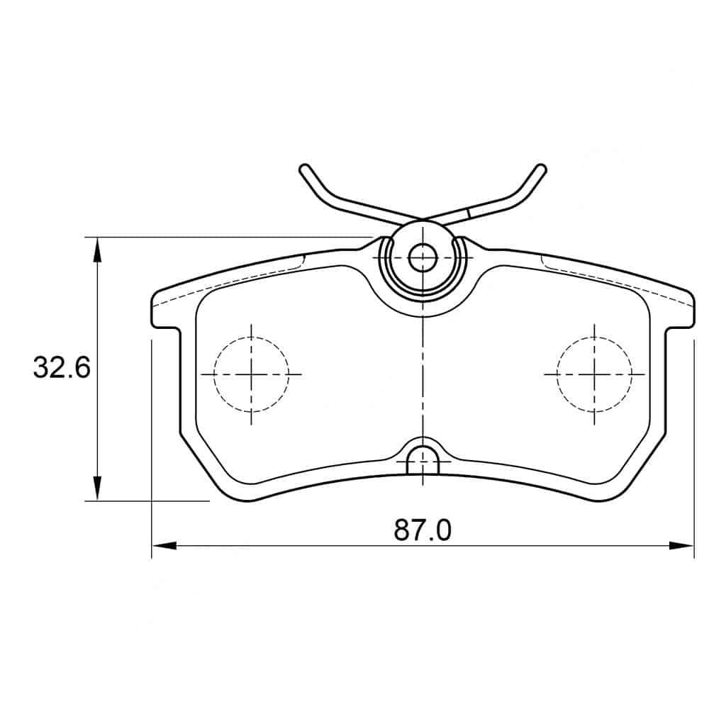 KBC Brake Pads (front) for Ford
