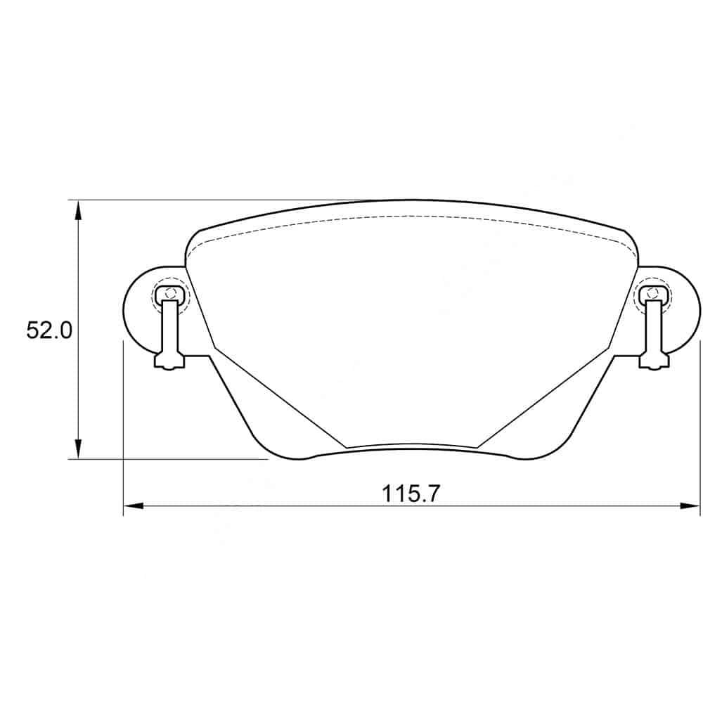 KBC Brake Pads (front) for Ford