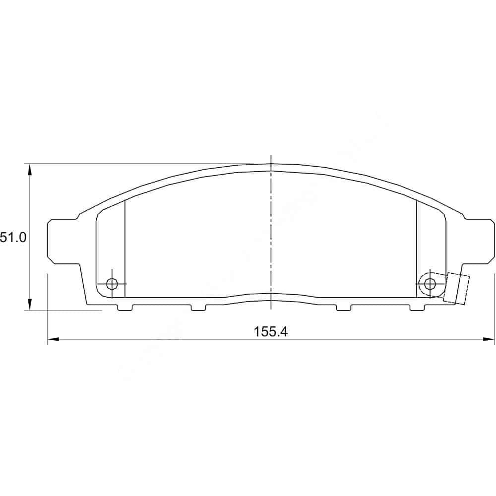KBC Brake Pads (Front) for Mitsubishi Triton