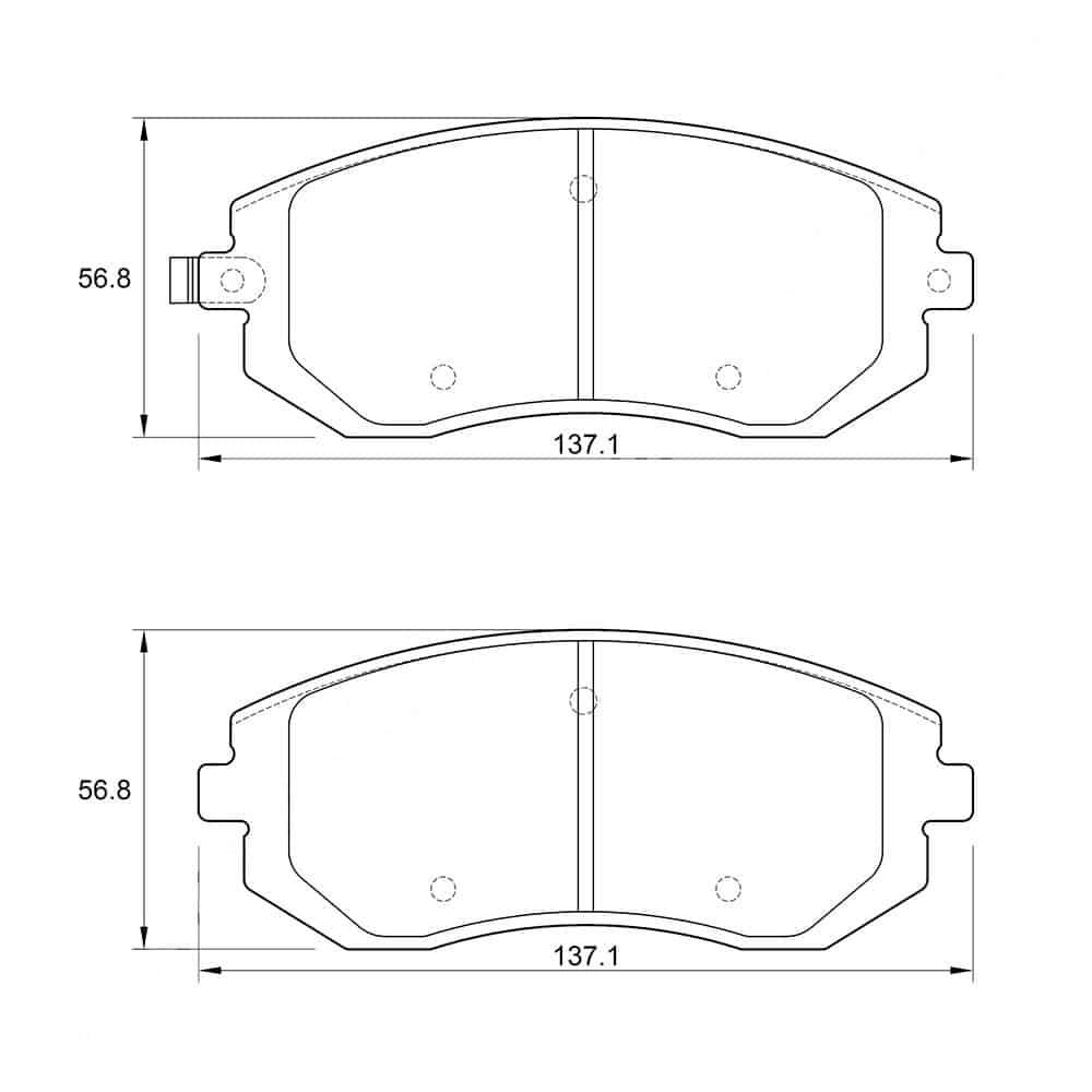 KBC Brake Pads (Front) for Subaru