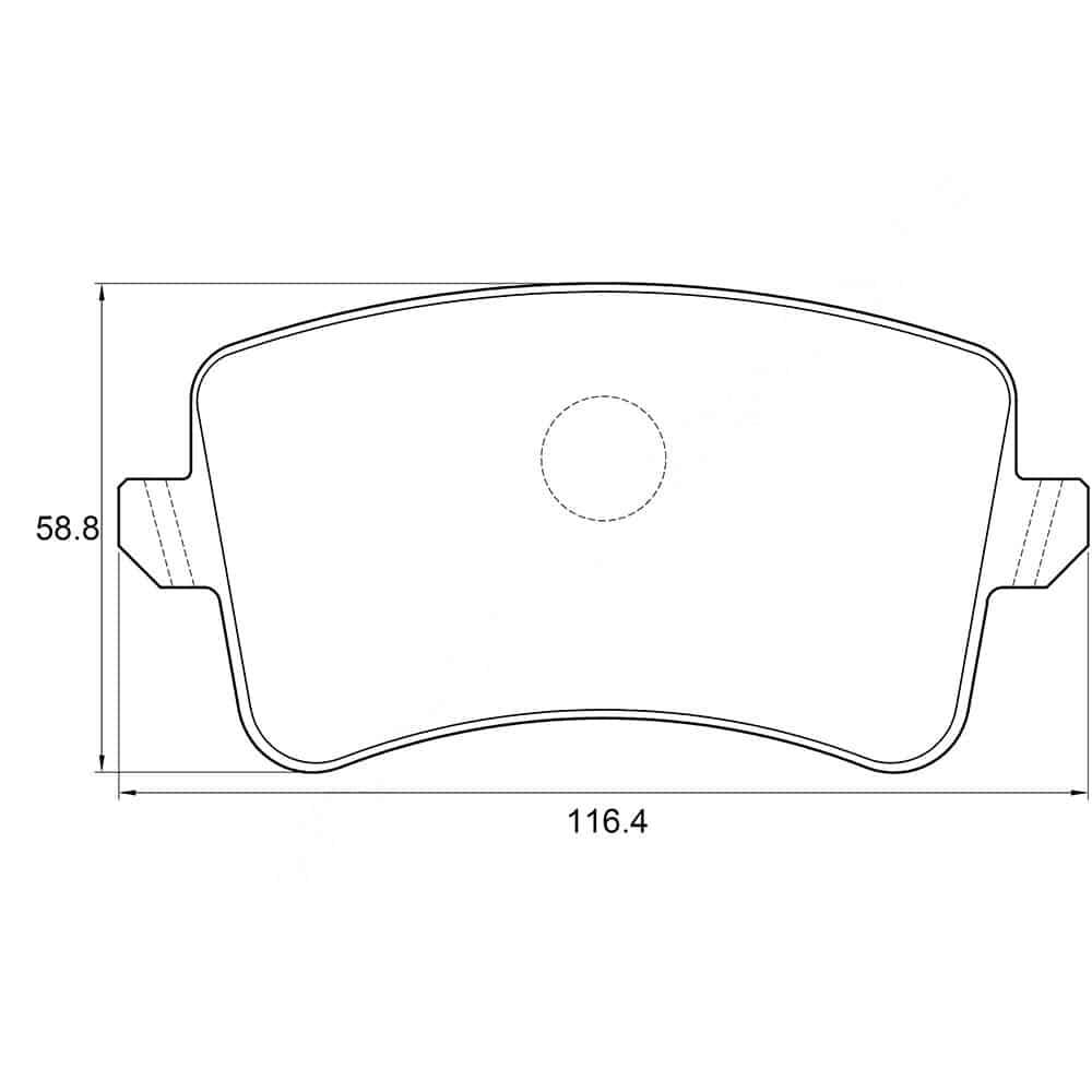 KBC Brake Pads (Rear) for Audi
