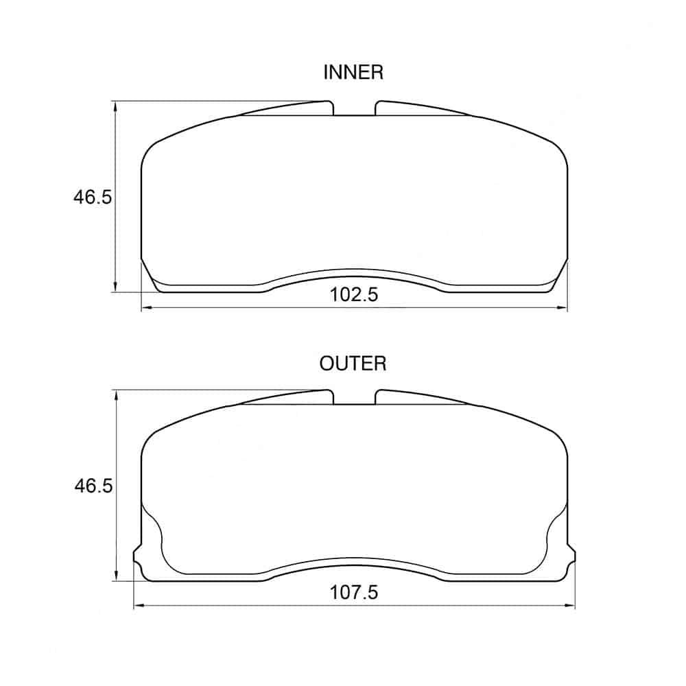 KBC Brake Pads (Front) for Geely