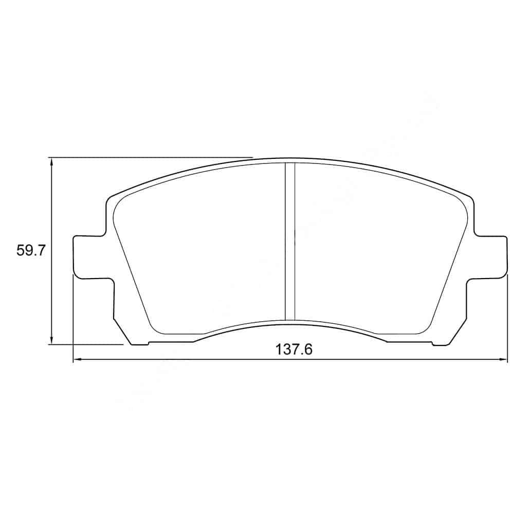 KBC Brake Pads (Front) for Subaru