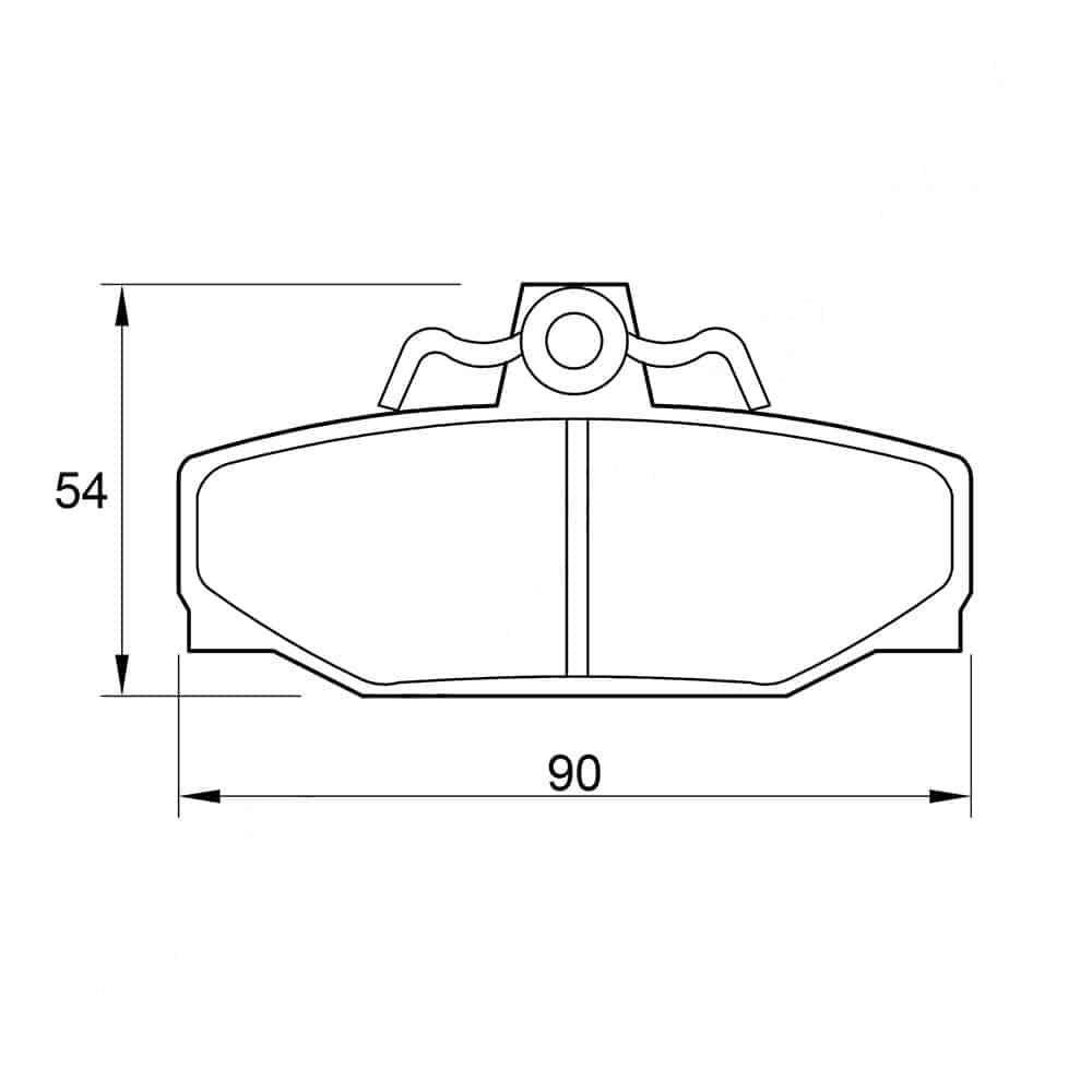 KBC Brake Pads (FRONT) for Volvo