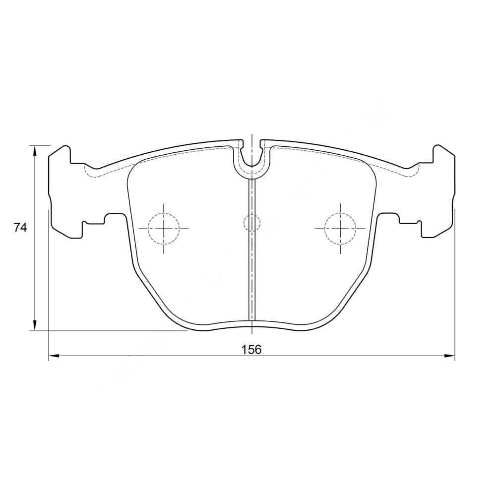 KBC Brake Pads (Front) for BMW