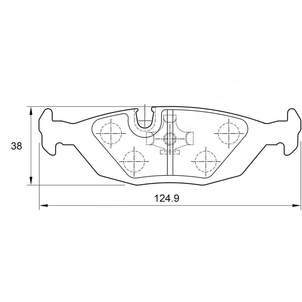 KBC Brake Pads (front) for BMW