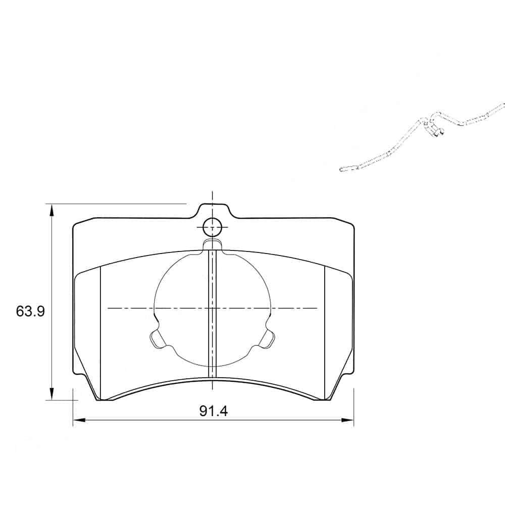 KBC Brake Pads (front) for Ford,Mazda