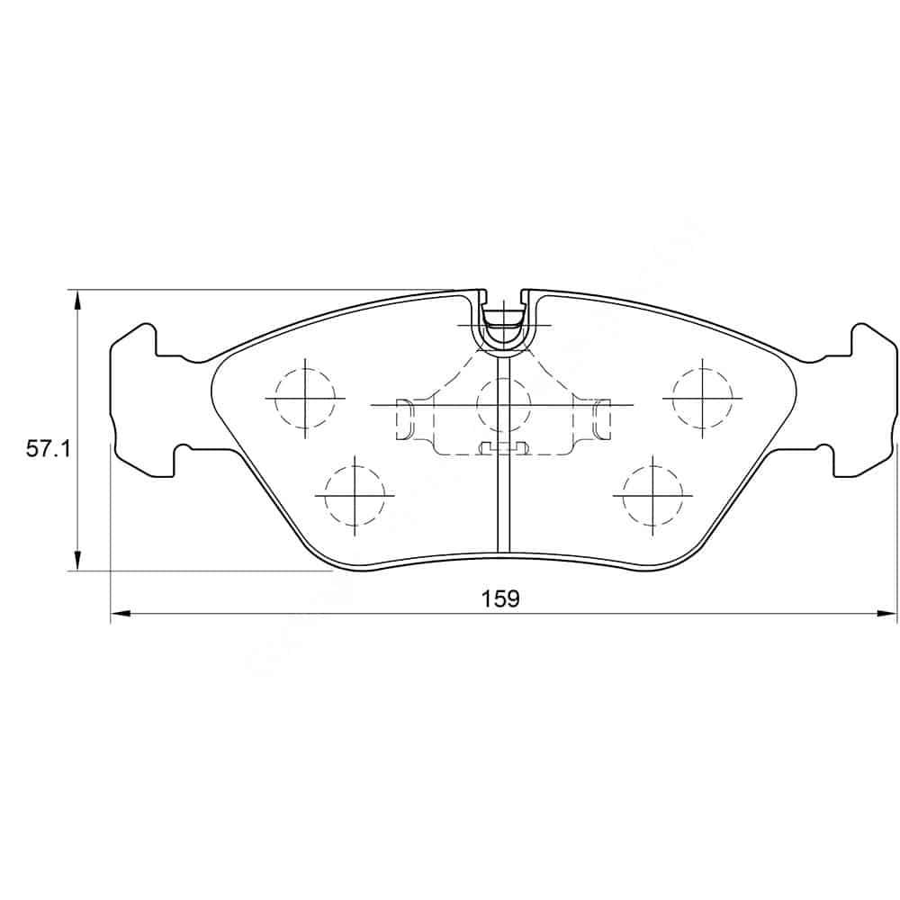 KBC Brake Pads (front) for BMW