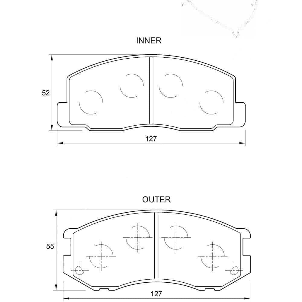 KBC Brake Pads (Front) for Toyota