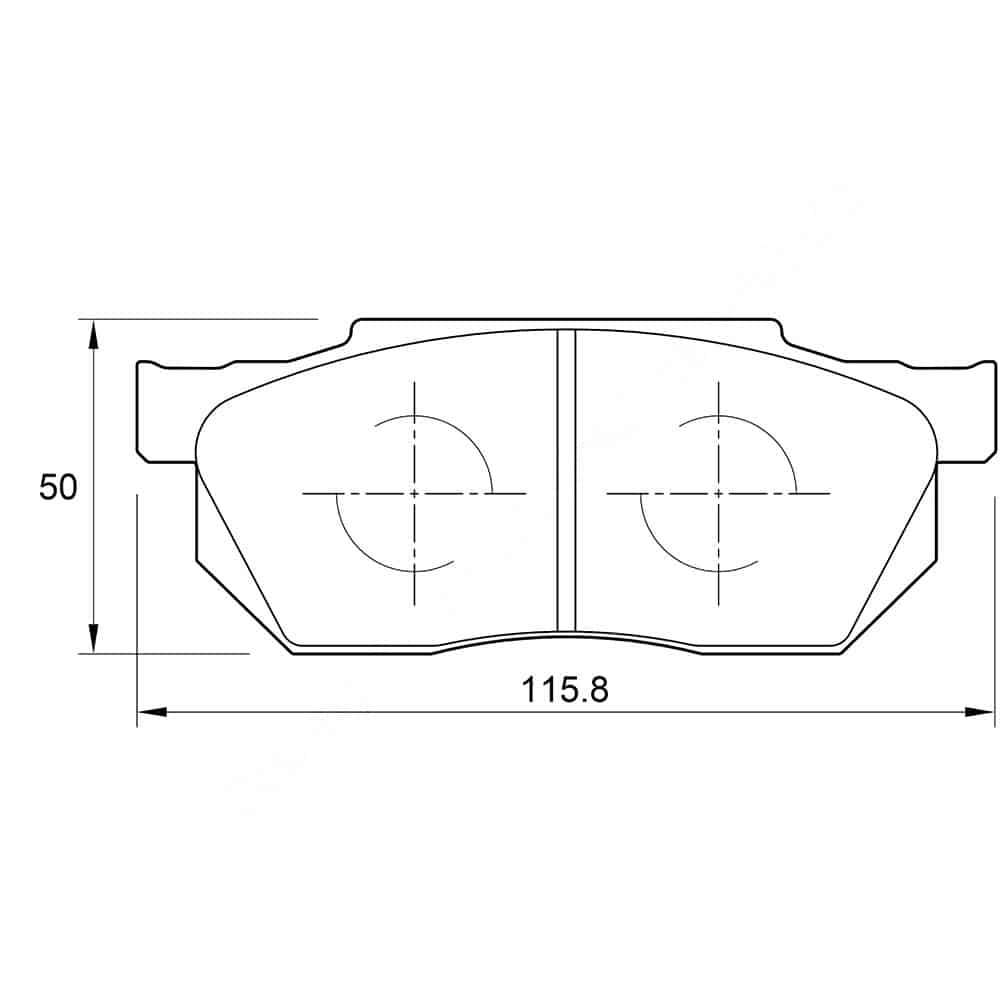 KBC Brake Pads (front) for Honda