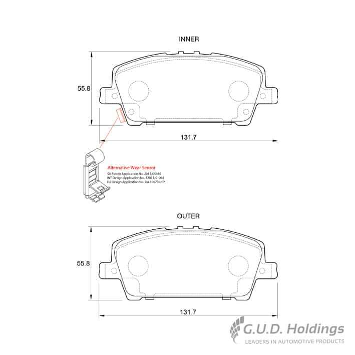 KBC Brake Pads (Front) for Honda Civic