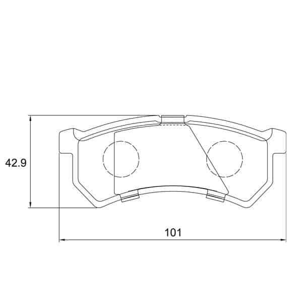KBC Brake Pads (Front) For Renault Kwid