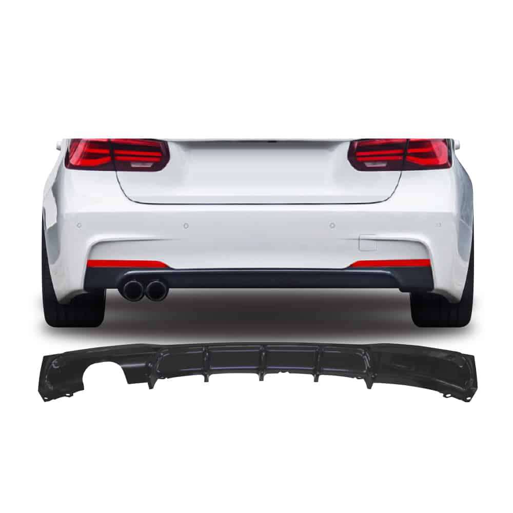 BMW F30 M-Performance Style Rear Diffuser Double Outlet Left 16+