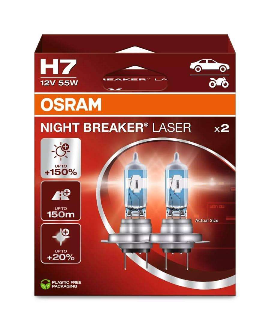 Osram H7 Night Breaker Lazer (Set)