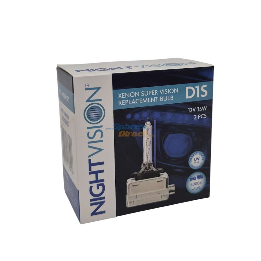 Night Vison D1S 6000k Xenon Bulbs (Set)