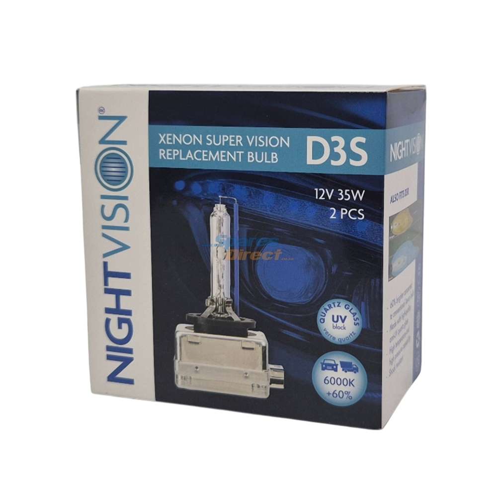 Night Vison D3S 6000K Xenon Bulbs (Set)