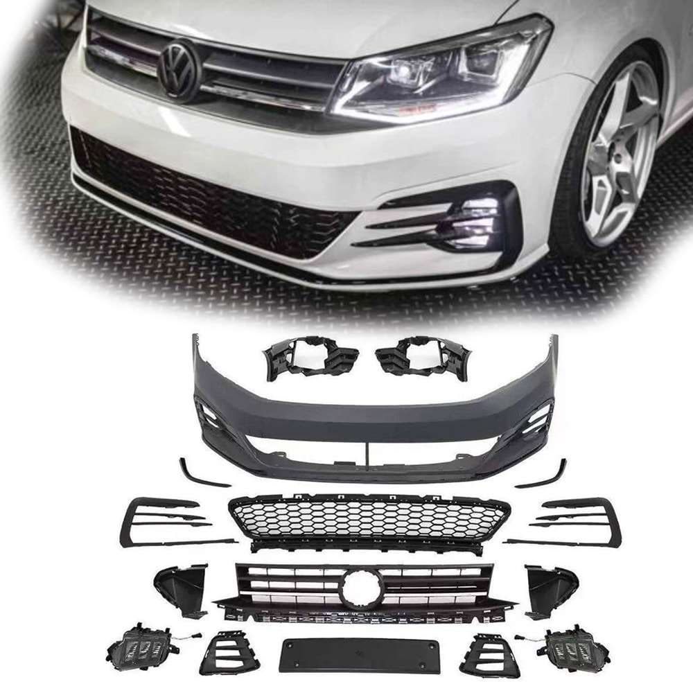 VW Caddy Upgrade Conversion Hybrid Front Bumper Complete (Golf 7.5 GTI Style) 15-21