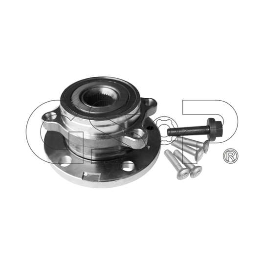 Wheel hub + bearing suitable for VW, Audi, Seat - Front or Rear 9336007K