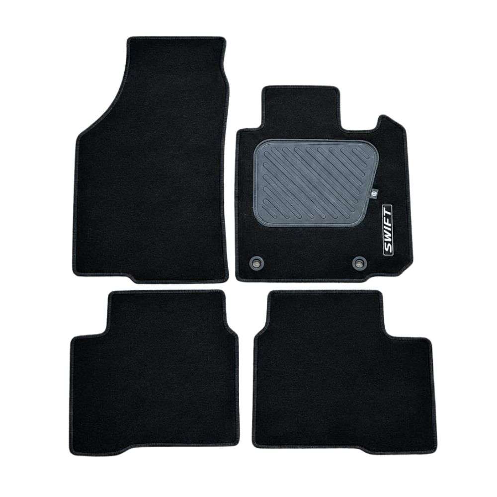 Suzuki Swift 3 Mats 4pc Set Black 18-24