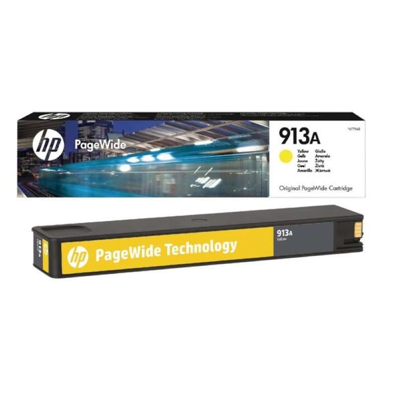 HP F6T79AE 913A Original Page Wide  Ink Cartridge, Yellow