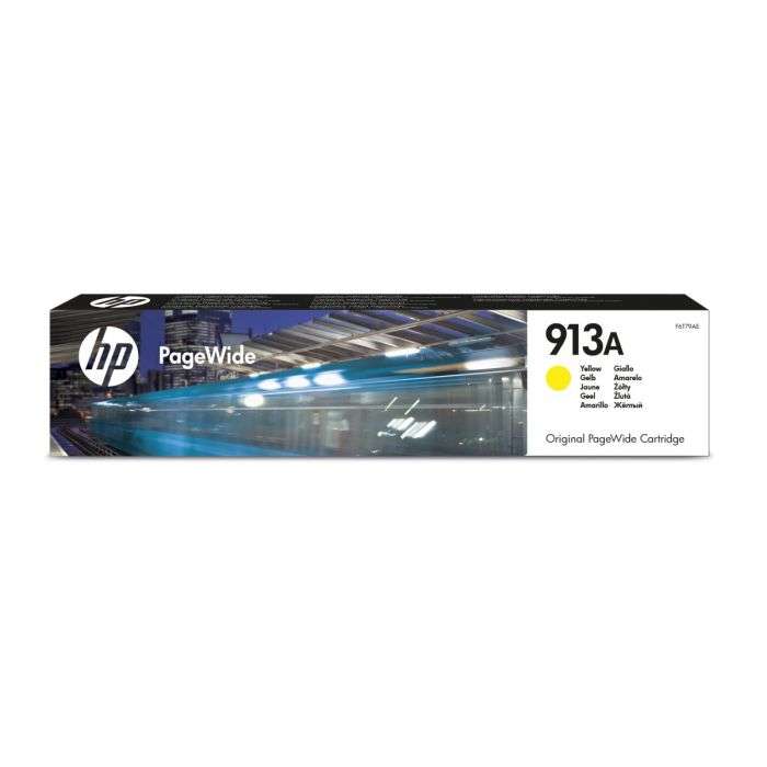 HP F6T79AE 913A Original Page Wide  Ink Cartridge, Yellow