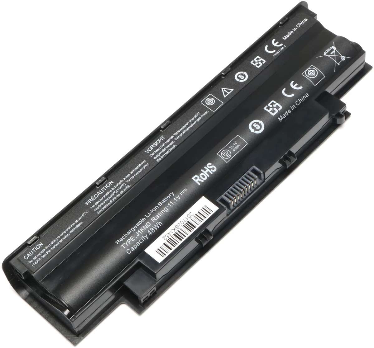 Battery for Dell Inspiron N5010,N4010,N7010 (J1KND,WT2P4,04YRJH)