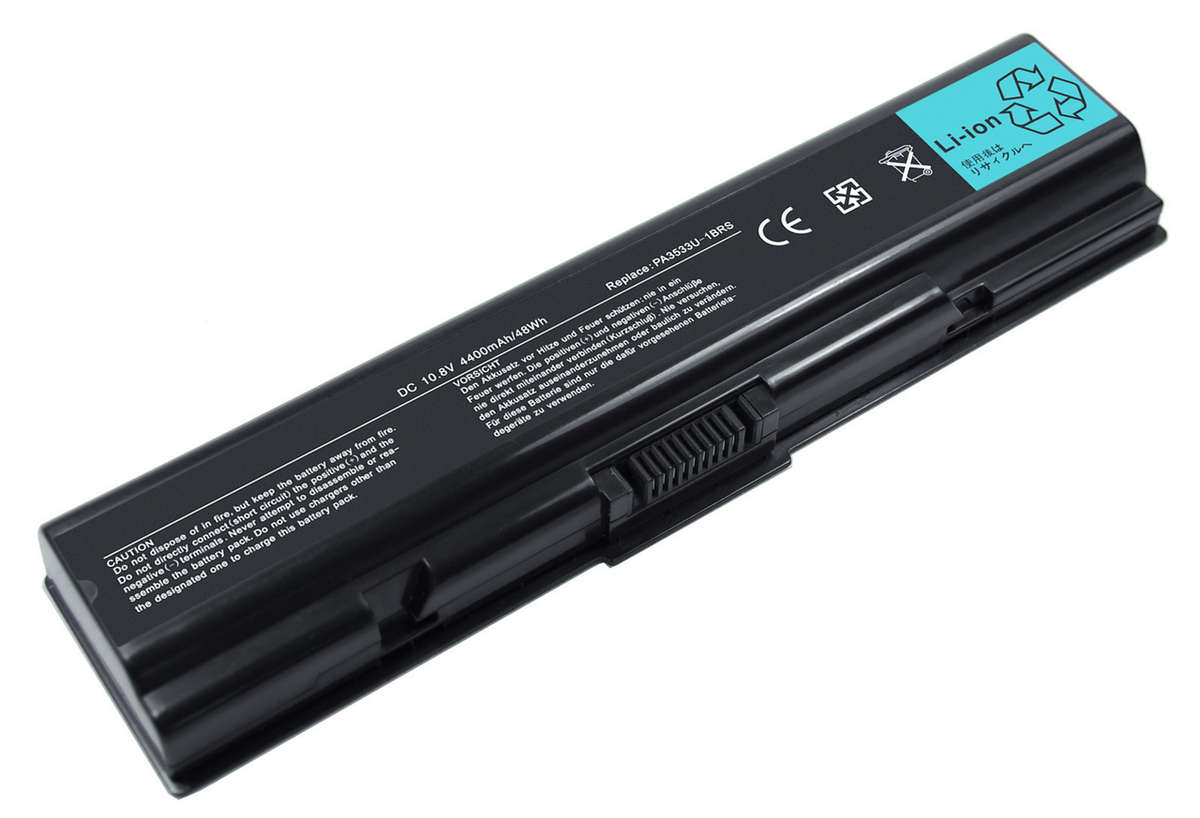 Battery for Toshiba Satellite A350,A300,L300,L450,L500 (PA3535U,PA3534U)
