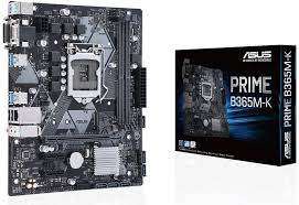 ASUS PRIME B365M-K  Intel Socket 1151 9th / 8th Gen Intel Core, Pentium Gold and Celeron...