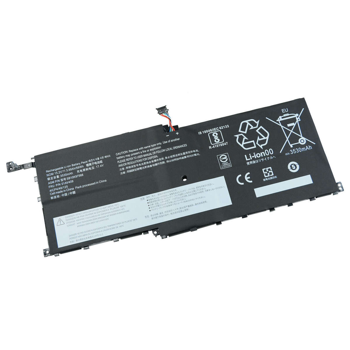 Battery for Lenovo X1 Carbon Gen4, X1 Yoga Series (00HW028,01AV409)