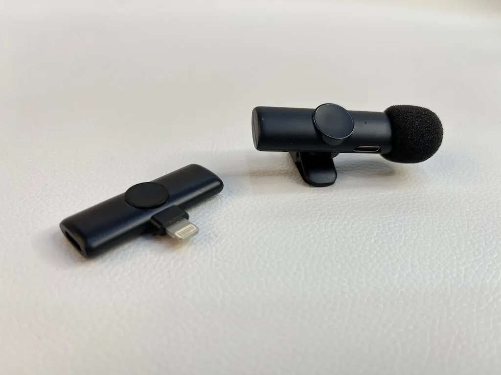 K11 Wireless Lavalier Microphone for iPhone