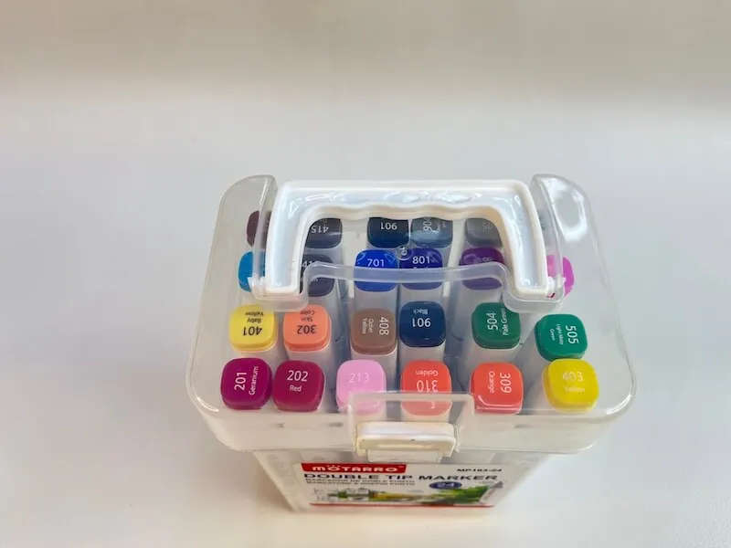 Motarro Double Tip Marker 12-80 Colors