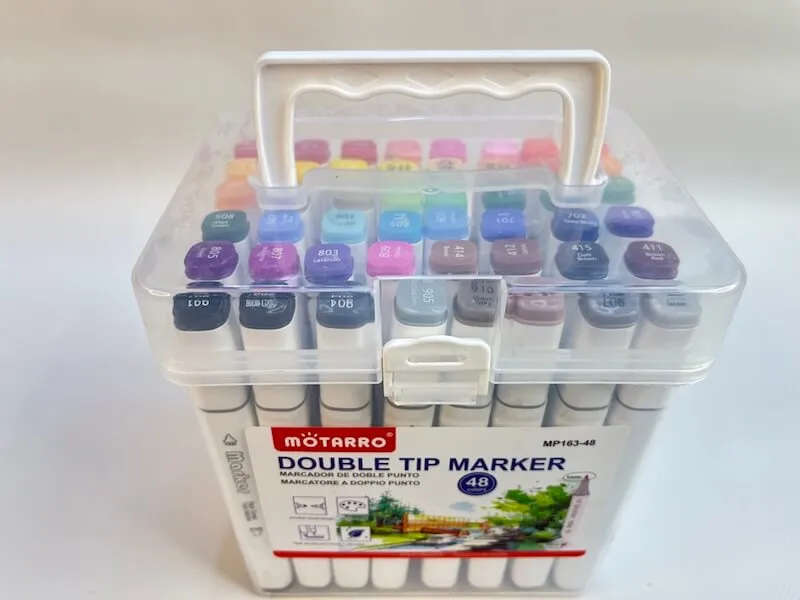 Motarro Double Tip Marker 12-80 Colors
