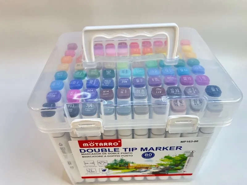 Motarro Double Tip Marker 12-80 Colors