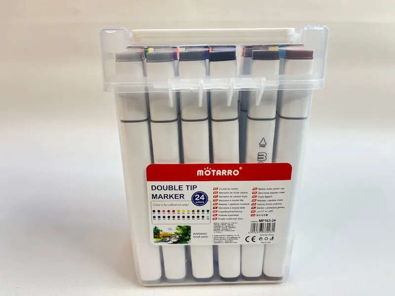 Motarro Double Tip Marker 12-80 Colors