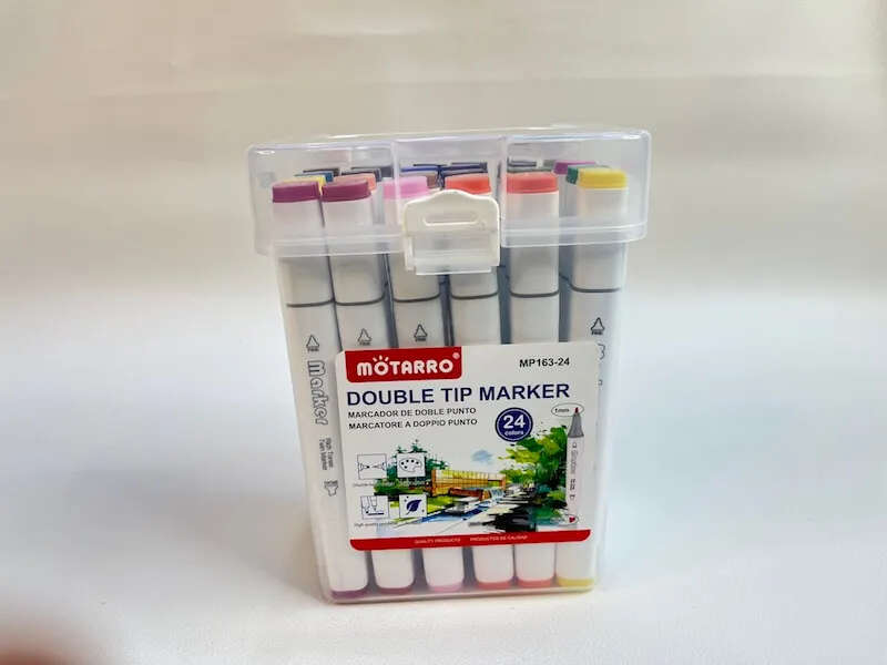 Motarro Double Tip Marker 12-80 Colors