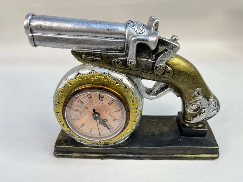 Table Pistol Clock Accessory