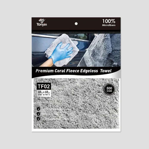 Tonyin Premium Coral Fleece Edgeless Towel 500gsm