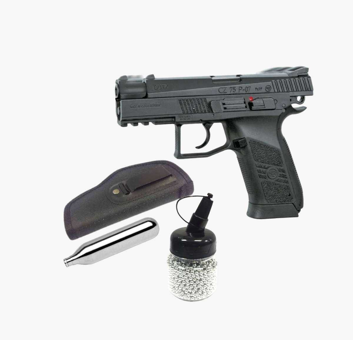 Asg Cz75 P07 Duty 4.5mm Bb Pistol 16726 Combo 2