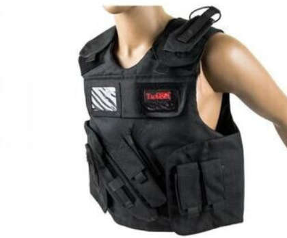 Zebra Armour BRAVO 2E IIIA BLACK MEDIUM