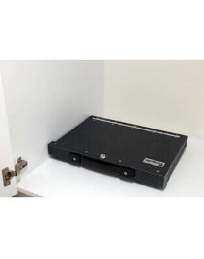 Rigidized aluminium safe complete with Isofix dock - Pangolin