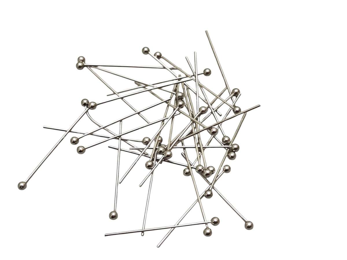 550 x Stainless Steel Ball Head pins, 0.6x25mm