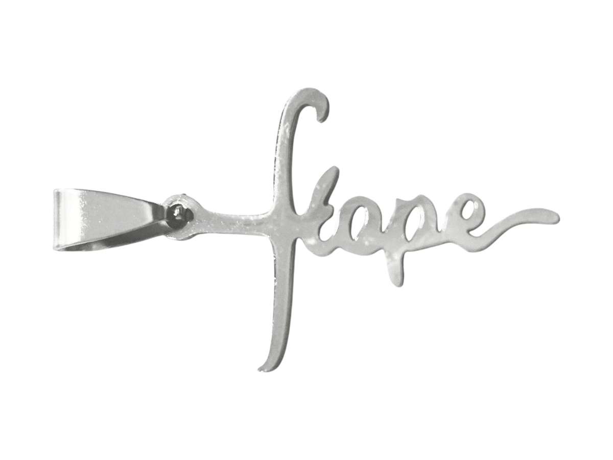 Hope Pendant in Stainless Steel, 29mm