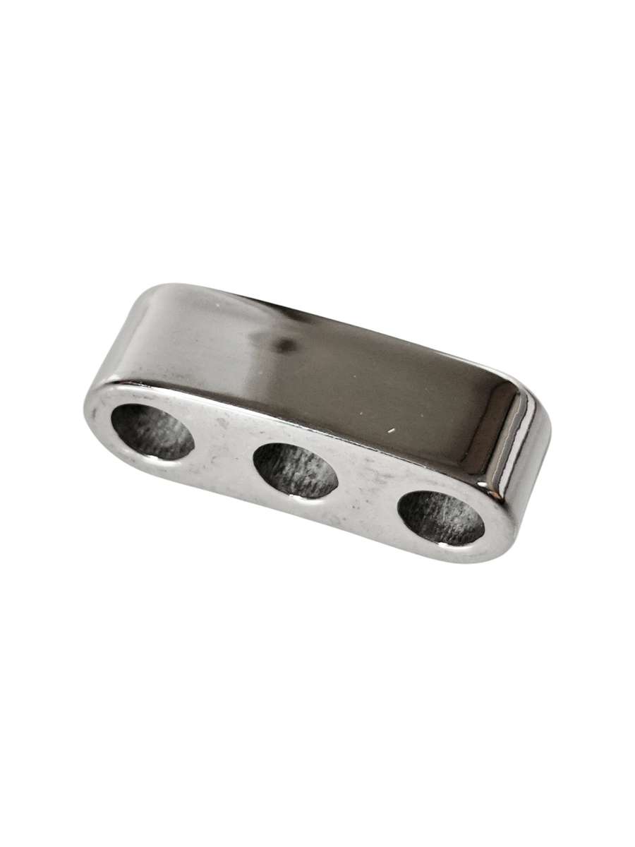 3 Hole Spacer in Stainless Steel, 23mm