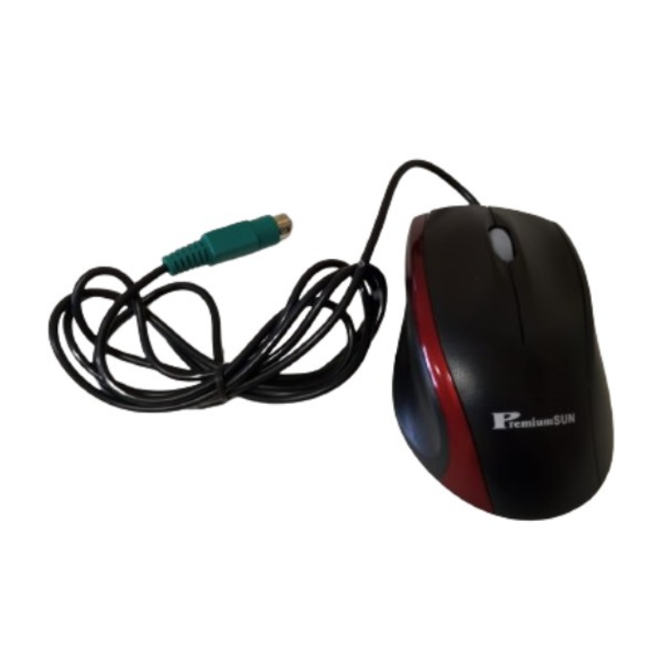 PremiumSun™ Black and Red PS/2 Optical Mouse