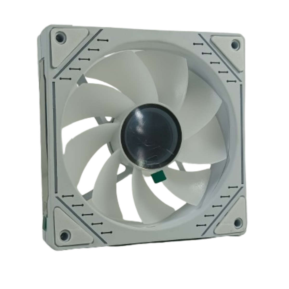 PremiumSun 120mm ARGB Reverse Blade Slave White Fan | Master & Slave Daisy Chain | 5V 3-Pin | Hyd...