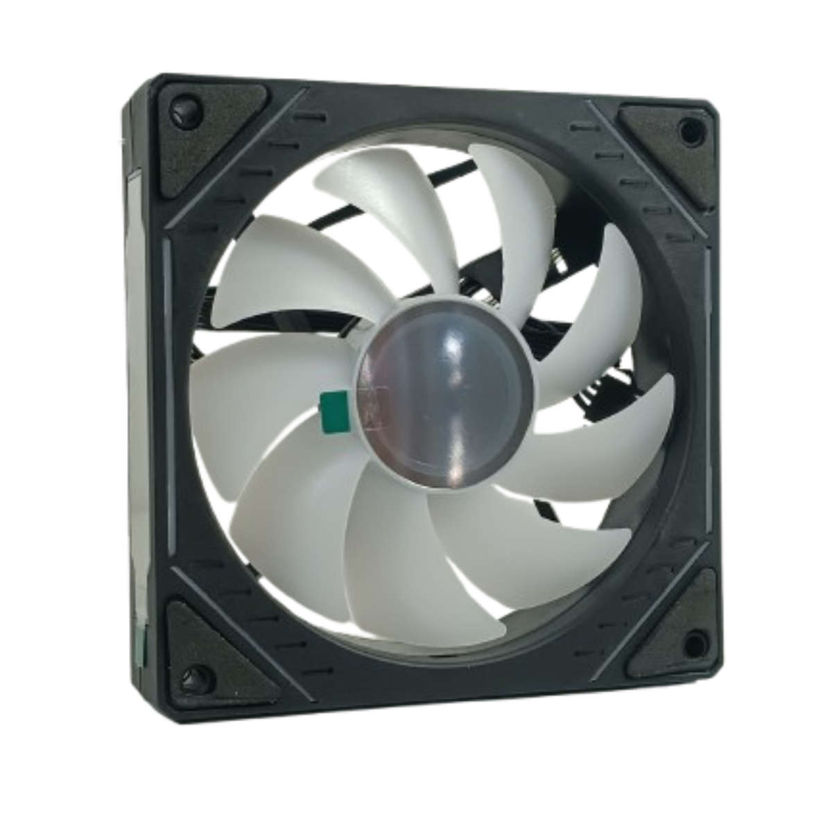 PremiumSun 120mm ARGB Standard Blade Slave Black Fan | Master & Slave Daisy Chain | 5V 3-Pin | Hy...