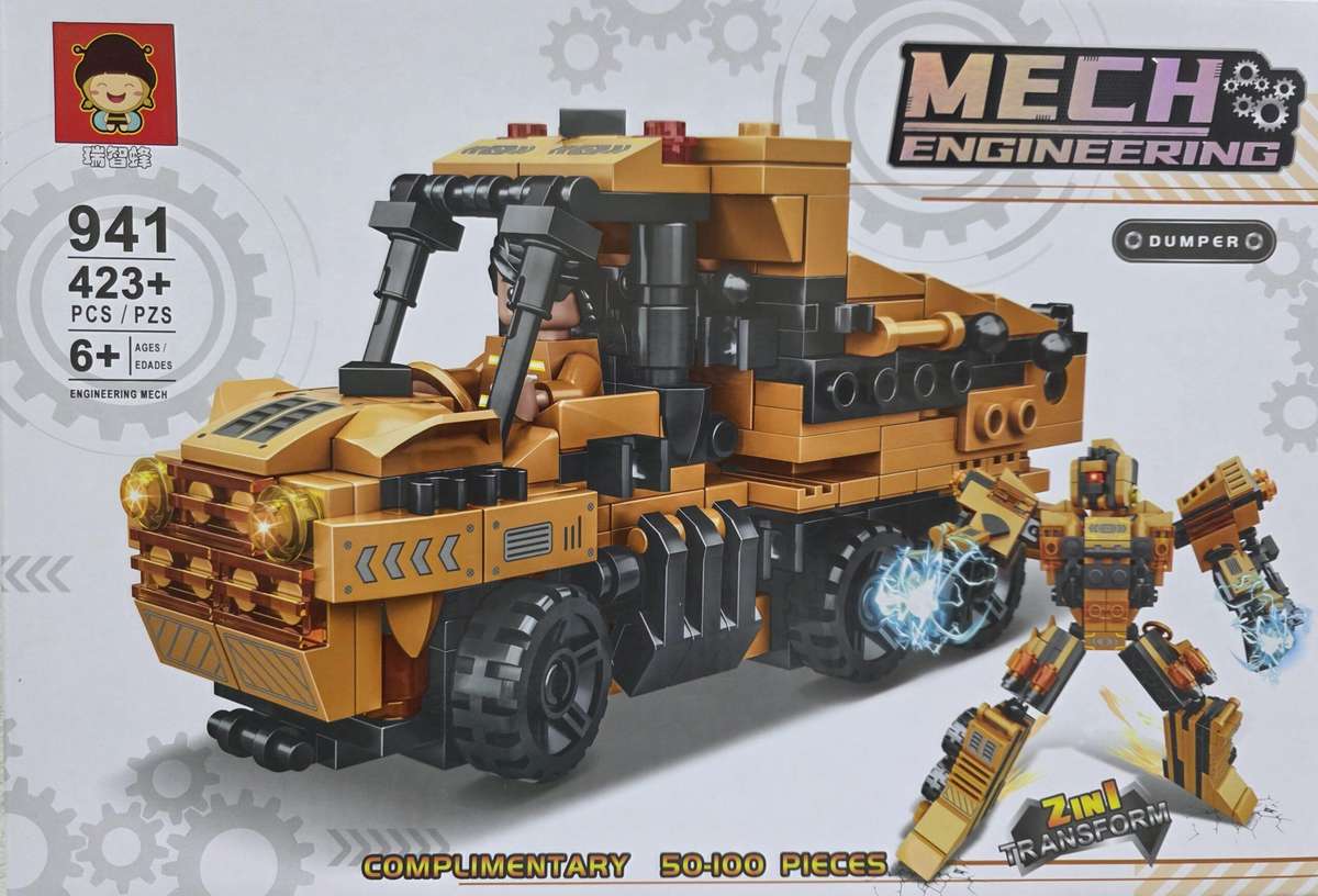 Mech Engineering 2in1 Transformer DUMPER (423 pcs)